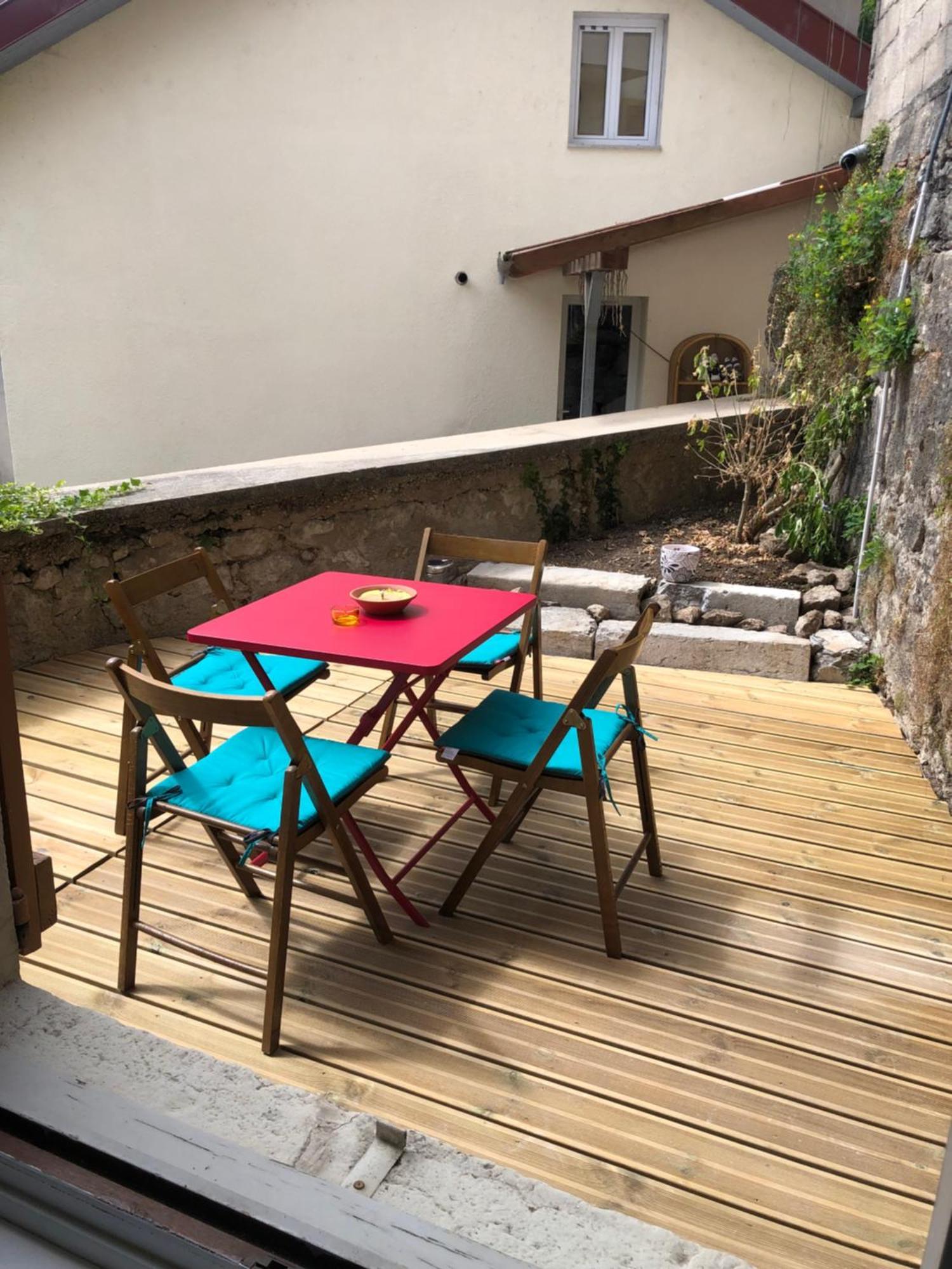 T2 Avec Terrasse Calme Et Ensoleillee Lejlighed Saint-Claude Eksteriør billede